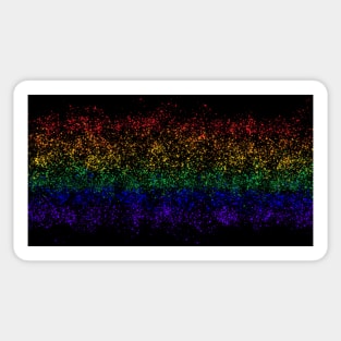 Spray Paint Rainbow Sticker